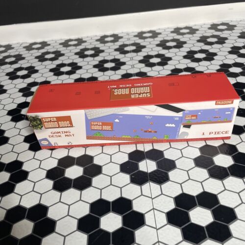 Ikony Nintendo Super Mario Bros antypoślizgowa mata biurkowa (79cm x 30cm) - Zdjęcie 1 z 2