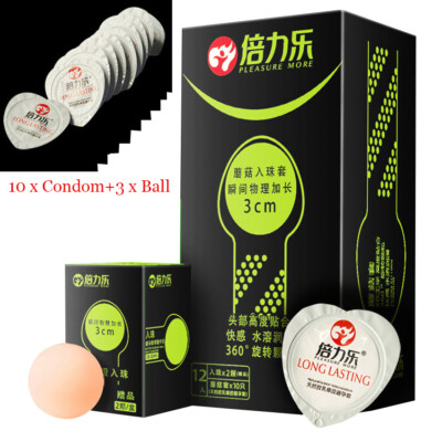 Préservatifs Ultra Fins à Perles & Prolongateur De Boules – Lot, Neuf