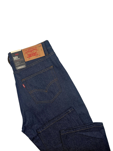Levis 501 Męskie Oryginalne Regular Straight Fit Leg Denim Jeansy Nowe - Zdjęcie 4 z 29