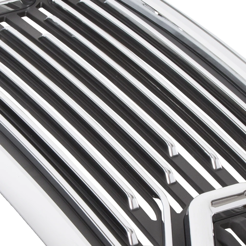 Rejilla delantera cromada + carcasa de repuesto horizontal estilo billet para RAM 1500 09-12 Foto 4 de 4