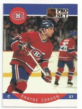 SHAYNE CORSON 1990-91 PRO SET CARD NM-MT CONDITION