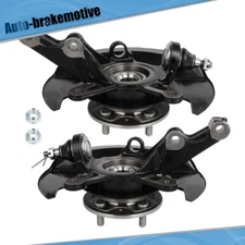 2X For 2001-02 Honda Civic Sedan Coupe Front Wheel Hub Bearing Steering Knuckle