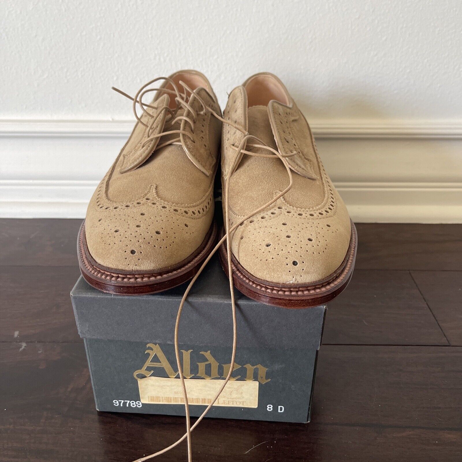 Alden 97789 Tan Suede Long Wing Blucher