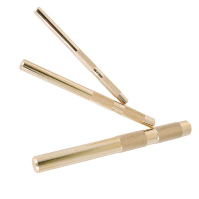 3pc Brass Drift Punch Set – 3/8, 1/2, 3/4 Sizes, Replace 61360, By Munirater