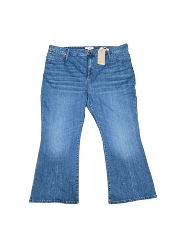 Madewell Women's Size Curvy Cali Demi-Boot Blue Jeans Size 37 New