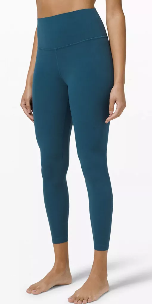 Lululemon Align HR Pant 25” blue green size 18 $98.00 super soft