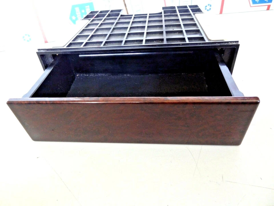 99 1999 Infiniti I30 Woodgrain Wood Grain Ash Tray Storage Compartment Bin OEM Foto 2 de 4