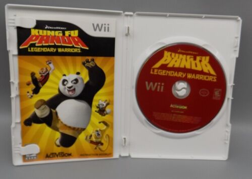 Kung Fu Panda Nintendo Wii Legendary Warrior Complete Disc Case Manual Tested - Picture 2 of 4