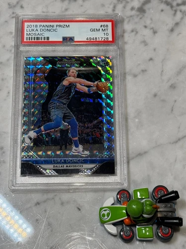 2018 PANINI PRIZM MOSAIC #68 LUKA DONCIC ROOKIE RC PSA 10