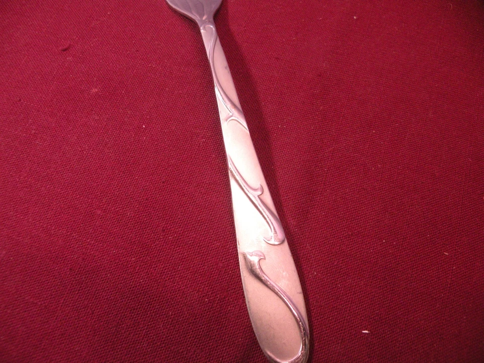 1 tenedor de cena de acero inoxidable Farberware Chipotle Sand detalles brillantes satinados 8" Foto 3 de 4