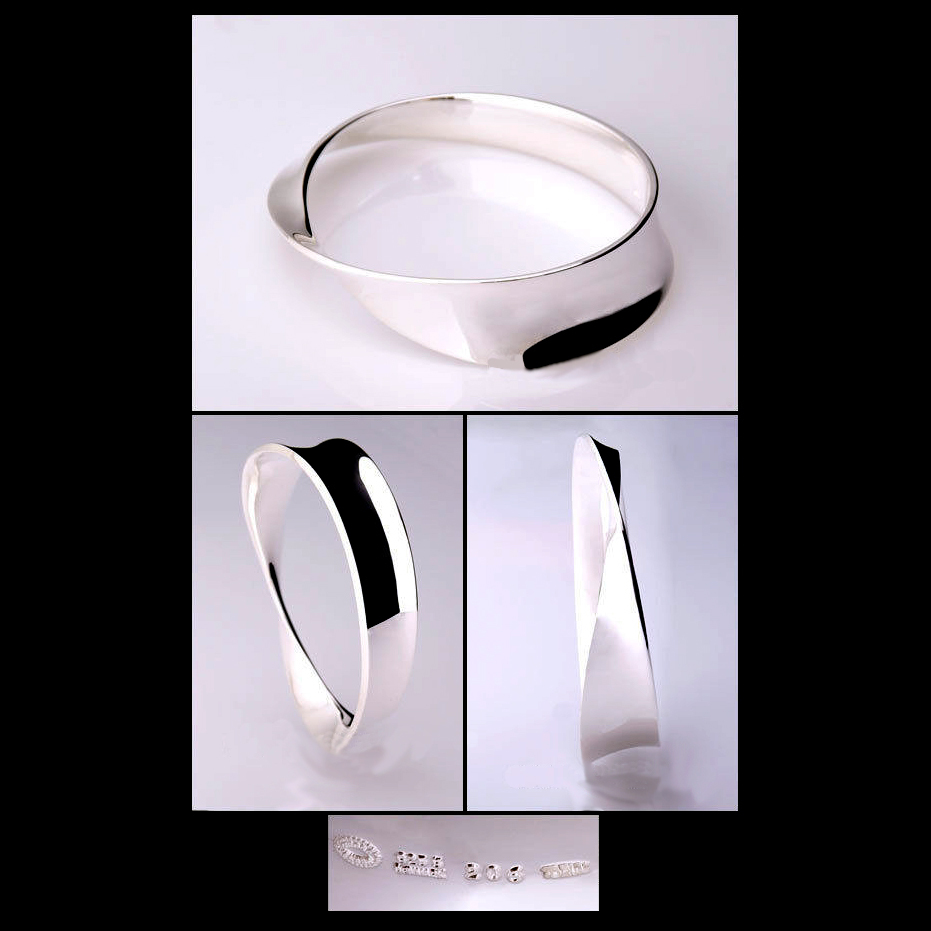 Georg Jensen Sterling Silver Bangle # 206 MOEBIUS | eBay