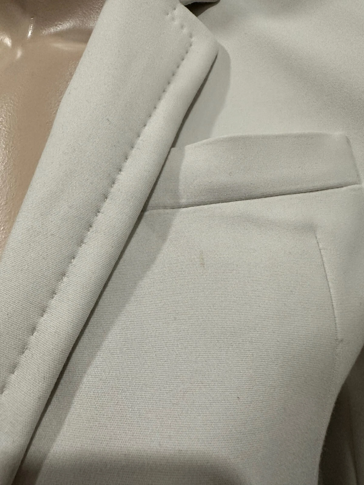 Giacca blazer GUCCI avorio panna misto cotone foderato IT 42 UK 10 Made in Italy