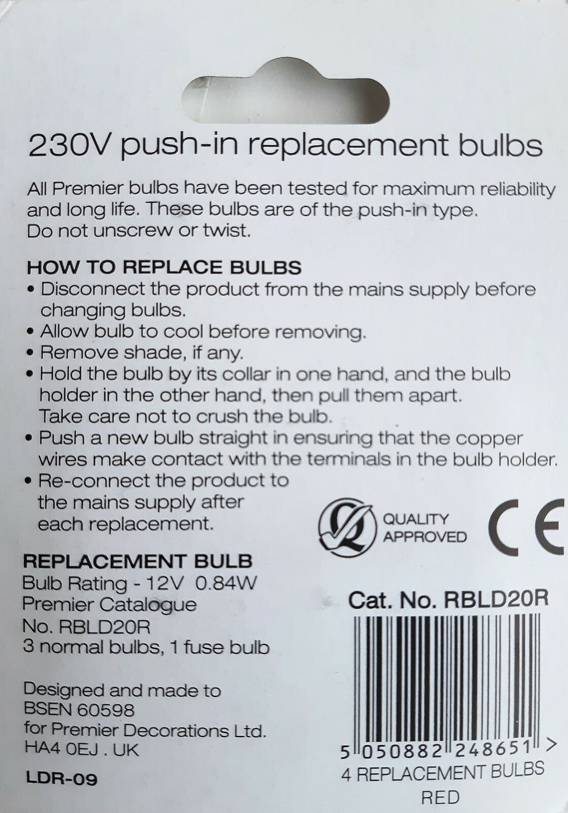Premier RBLD20R 3 X Spare + Fuse Red Replacement Christmas Fairy Lights Bulb eBay