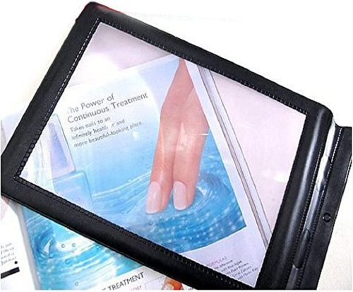 Eye Candy Ultra-Bright Full-Page Magnifier Seen. On. TV Magnifies up to 3X