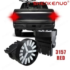 For 1997-2017 Ford F-150 LED Backup Reverse Light Bulbs Back Up red 3157