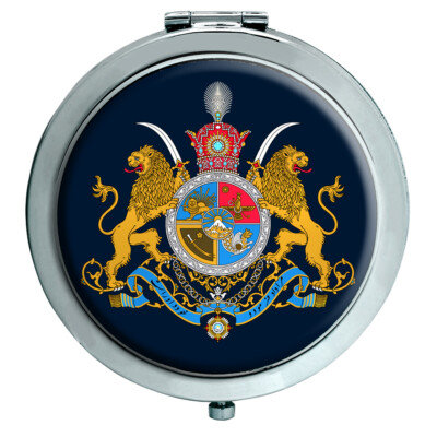 Iran Imperial Coat of Arms Compact Mirror