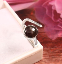 Unique Artisan Handcrafted Bold Black Onyx Sterling Silver Statement Ring