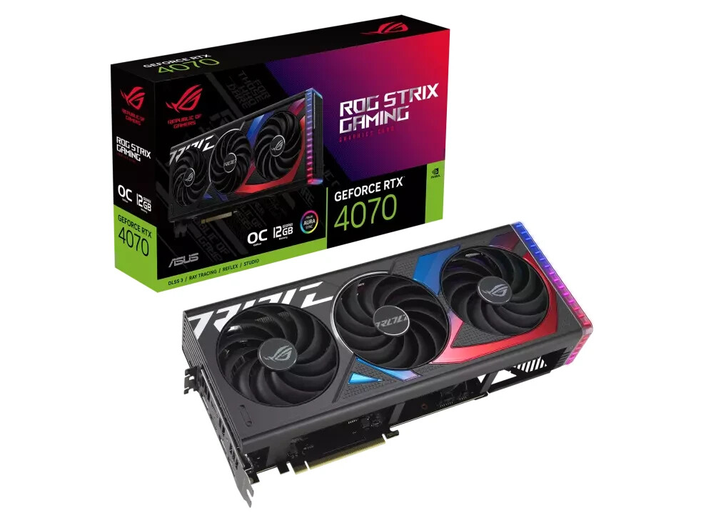 ASUS NVIDIA GeForce RTX 4070 Ti 12GB GDDR6X Graphics Card
