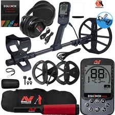Minelab EQUINOX 900 Multi-IQ Metal Detector w/ Pro-Find 40 and Carry Bag
