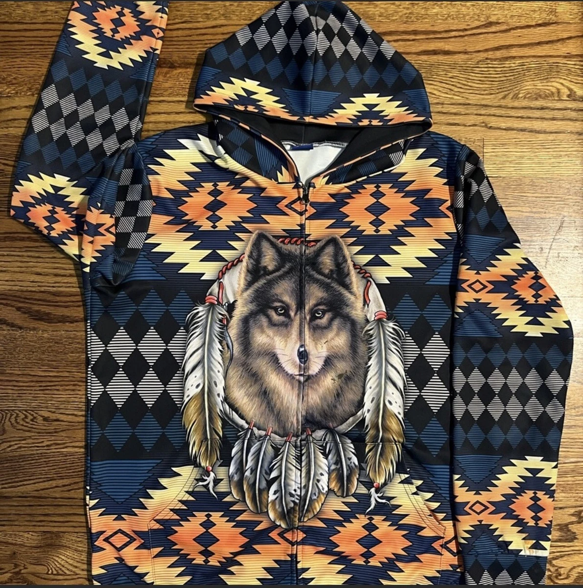 Wolf clearance hoodie ebay