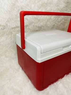 Coleman - よっちゃん‼️ VTG Coleman Cooler Ice Chest Lunch Box 6 Pack Cans Flip Top