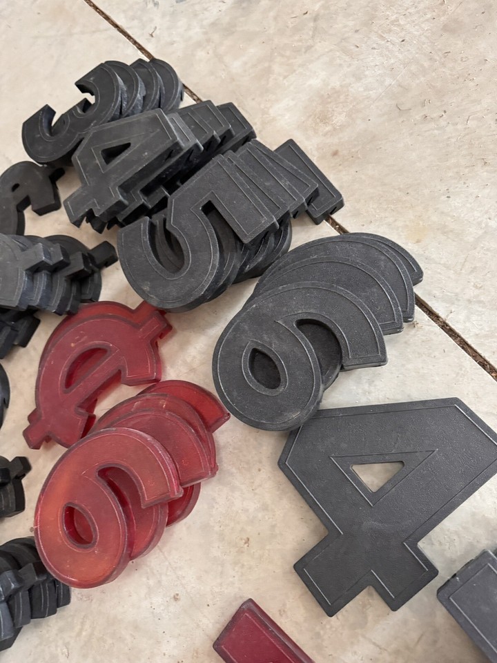 Wagner Gemini Zip Change 8"6” PLASTIC THEATER MOVIE MARQUEE LETTERS