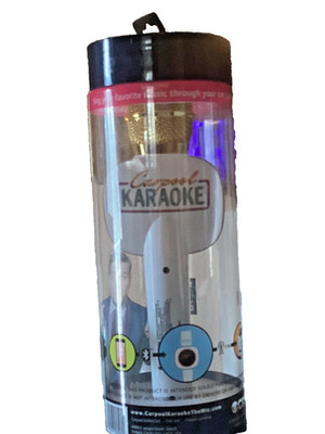 Carpool Karaoke Mic The Singing Machine CBS Late Late Show Portable Microphone