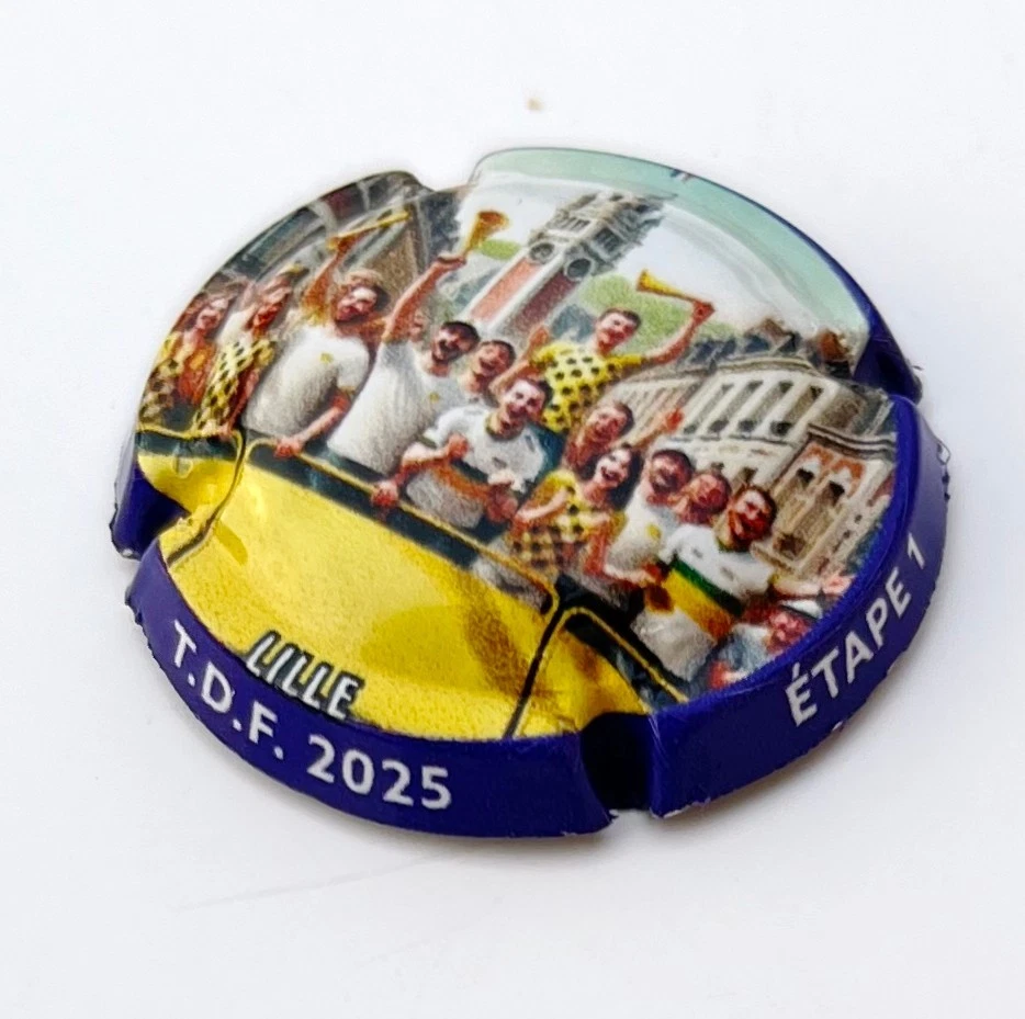 News -Série de 24 Capsules de champagne Générique (Tour de France 2025 ) - Photo 4/4