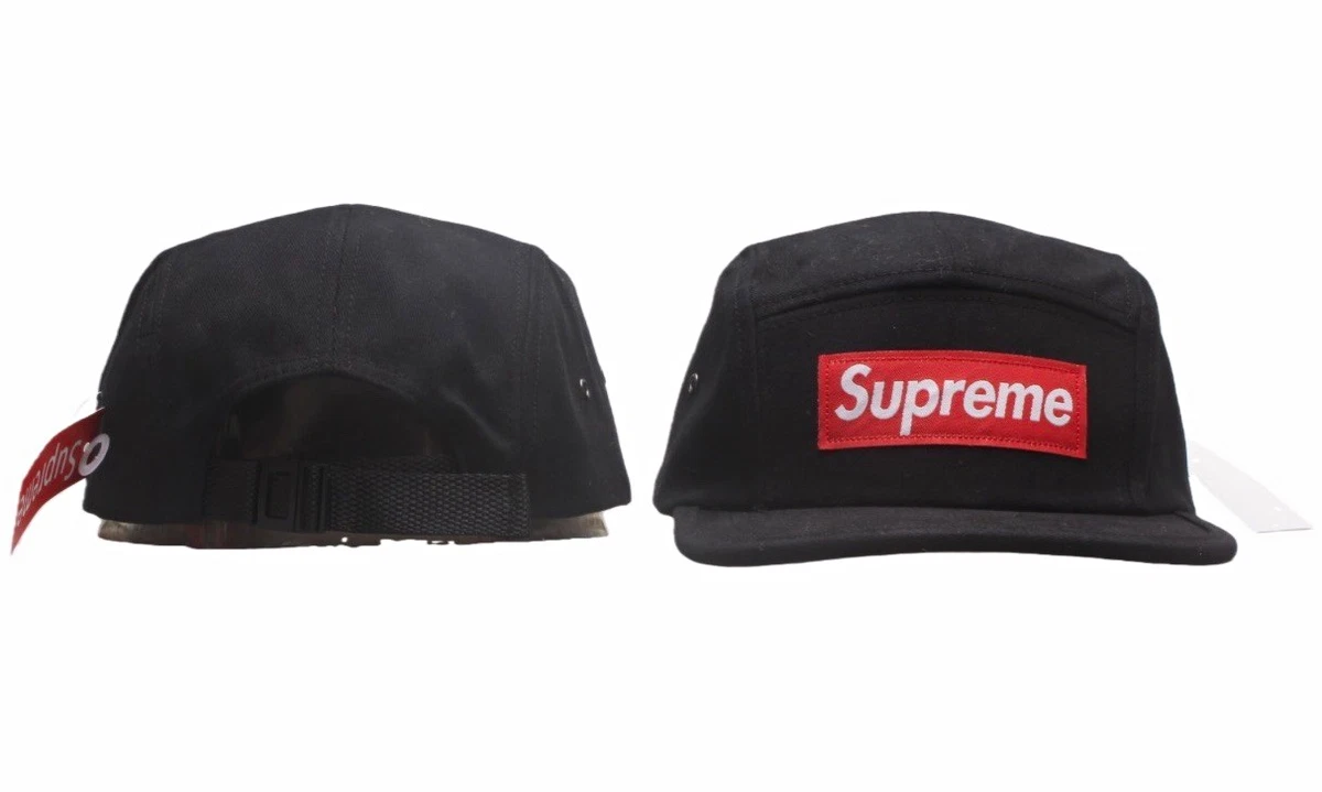 Supreme Black 5 Panel Hats for Men for sale | eBay