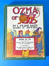 Ozma of Oz by L Frank Baum 1929 John R Neill Hardcover Good Condition Wicked OZ