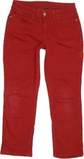 Lee   Damen Rot Straight Regular Stretch Jeans W30 L25 (88223)