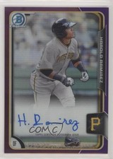 2015 Bowman Chrome Prospects Purple Refractor 117/250 Harold Ramirez Auto 0wq