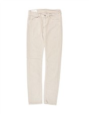 Jeans donna DONDUP dritto W27 L32 beige cotone BE39