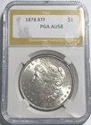 1878 8TF Morgan "UNC/AU"🛑Solid coin maybe UNC/check high points, Value up $325✅