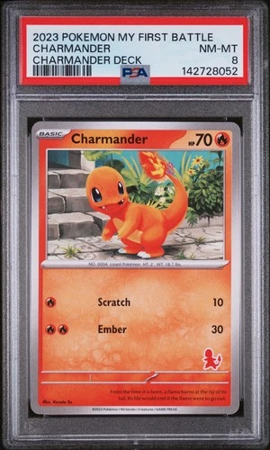 2023 POKEMON MY FIRST BATTLE-CHARMANDER DECK CHARMANDER PSA 8