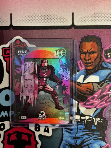 Bo Jackson Battle Arena - Big-Z - Miami Ice Battlefoil - Ice-#MI-85