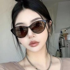 Fashion UV400 Square Sunglasses Men Women Black Retro Anti-UV Lightweight...