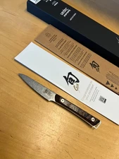 Shun Kanso - 3 1/2" Paring Knife SWT0700 in retail box (very minor scratches)