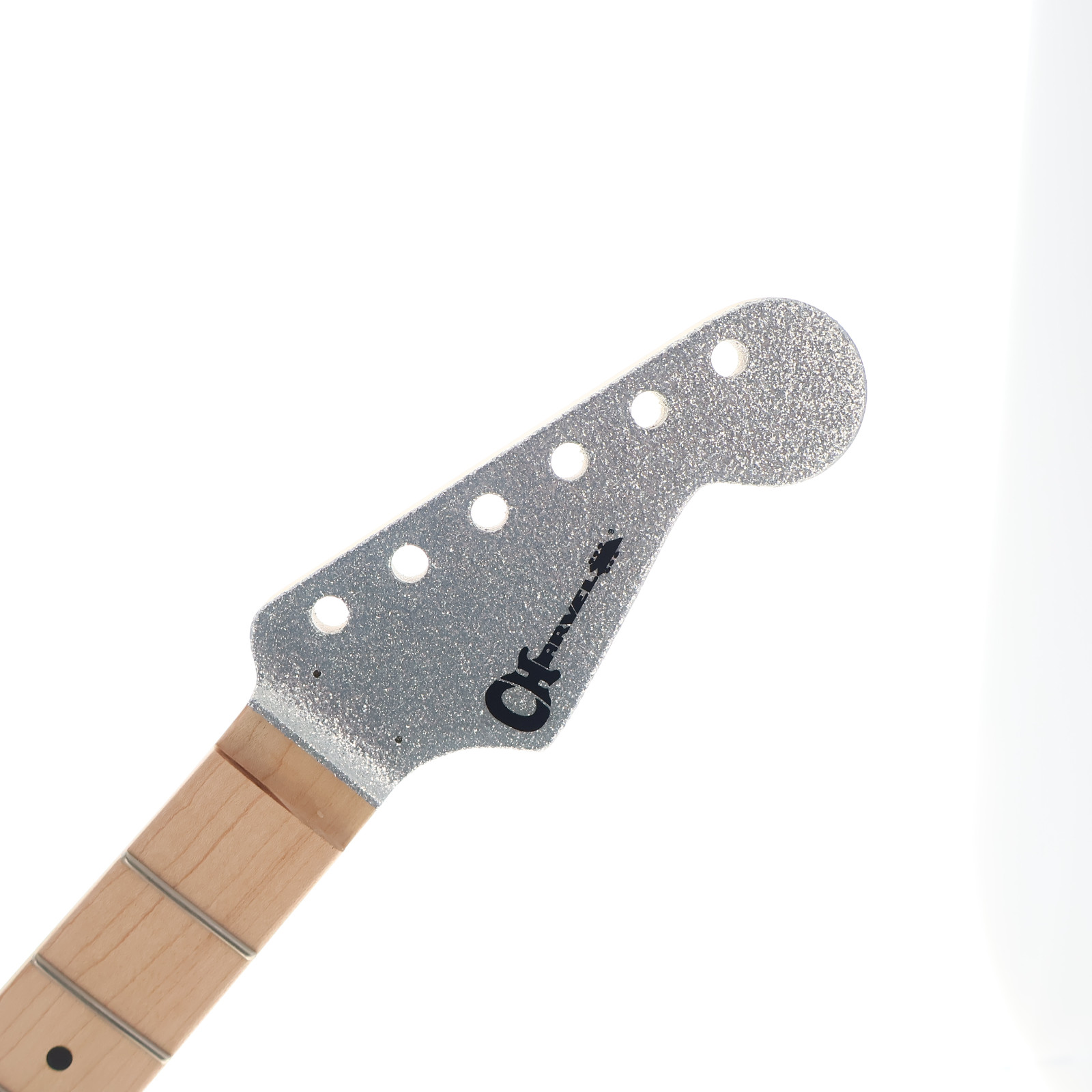 Charvel San Dimas SD1 Neck 12-16" Maple Fretboard Silver Sparkle Headstock!