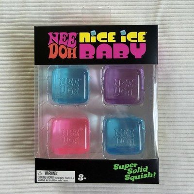 Schylling NeeDoh Nice Ice Baby 4 Pack NeeDoh Mini Nice Cubes TikTok VIRAL NIB