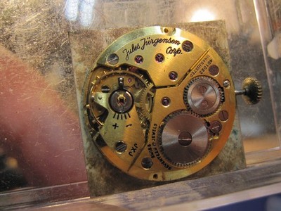 Jules Jurgensen Peseux wristwatch movement with good staff