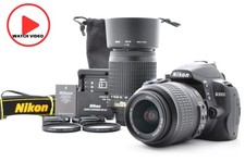 Nikon D3000 DSLR Kamera AF-S DX 18-55mm VR & 55-200mm VR Kit Japan...