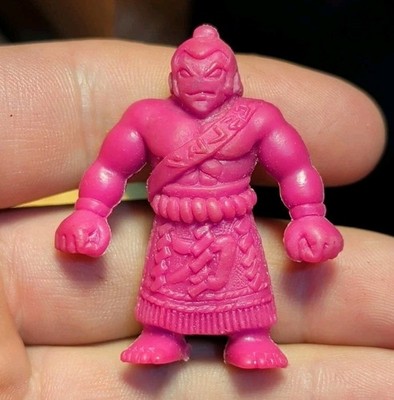 80's M.U.S.C.L.E. Men Kinnikuman Magenta Pink Color 2'' Rikishiman B #108 Mattel