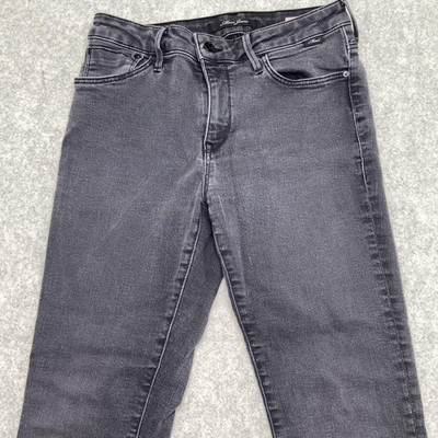 Mavi Jeans Tess High-Rise Skinny Jeans Womens 29 (28x26) Gray Charcoal Stretch