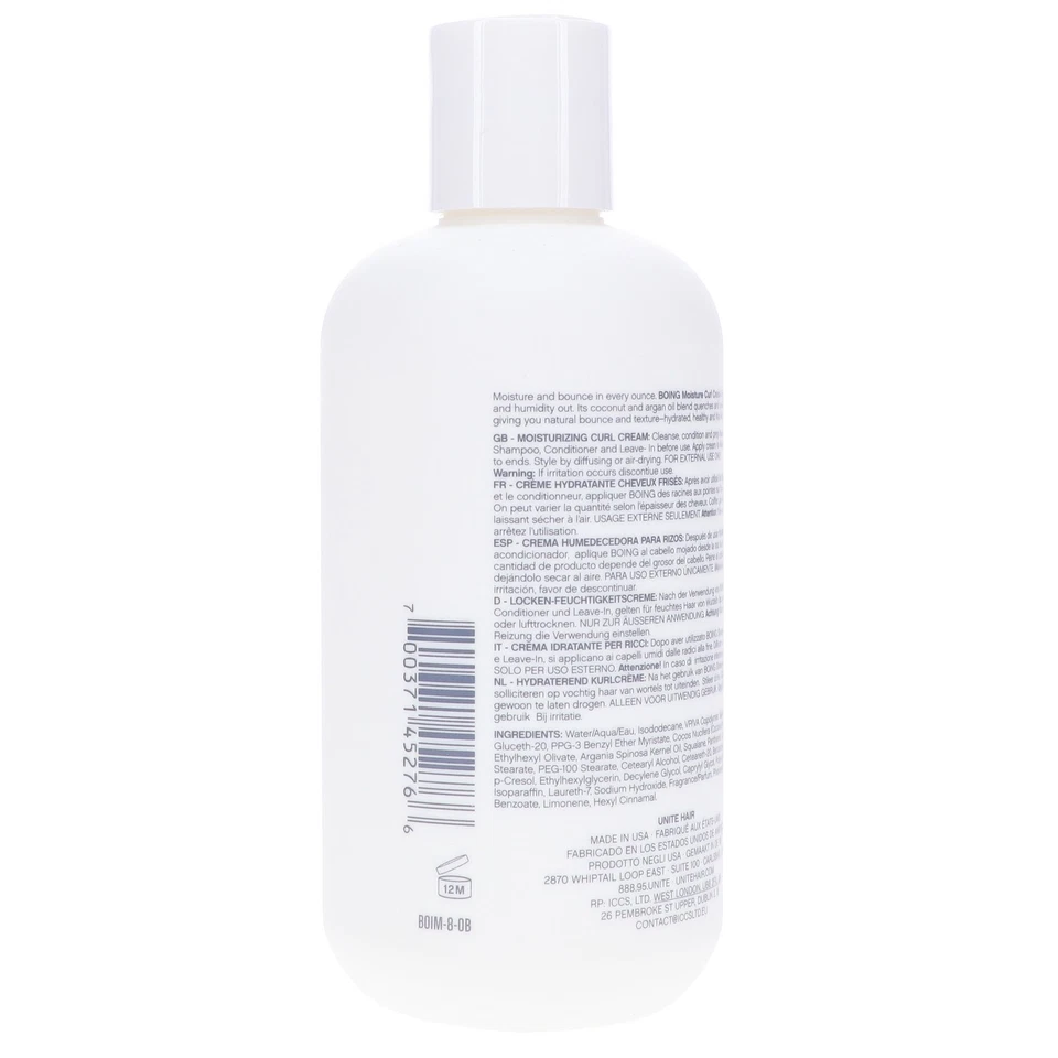 UNITE Hair Boing Moisture Curl Cream 8 oz - Image 4 of 4
