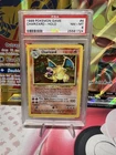 Pokemon Charizard Base Set Unlimited Holo Black Dot Error #4 PSA 8