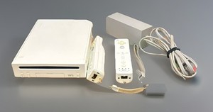 nintendo wii game console bundle used