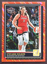 Stefanie Dolson RED LAVA /399 #30 2025 Donruss Mystics