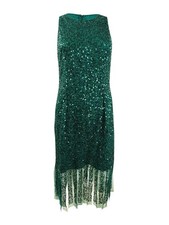 Adrianna Papell Women's Beaded Short Dress