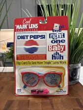 New in Package Vintage Diet Pepsi Cool MAJIK Lens Sunglasses Chilton Toys